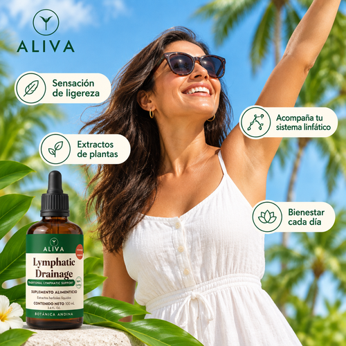 Gotas Aliva® | Desintoxicación Linfática de Forma Natural