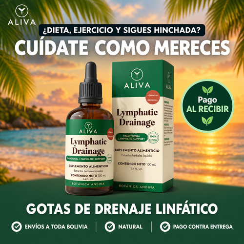 Gotas Aliva® | Desintoxicación Linfática de Forma Natural